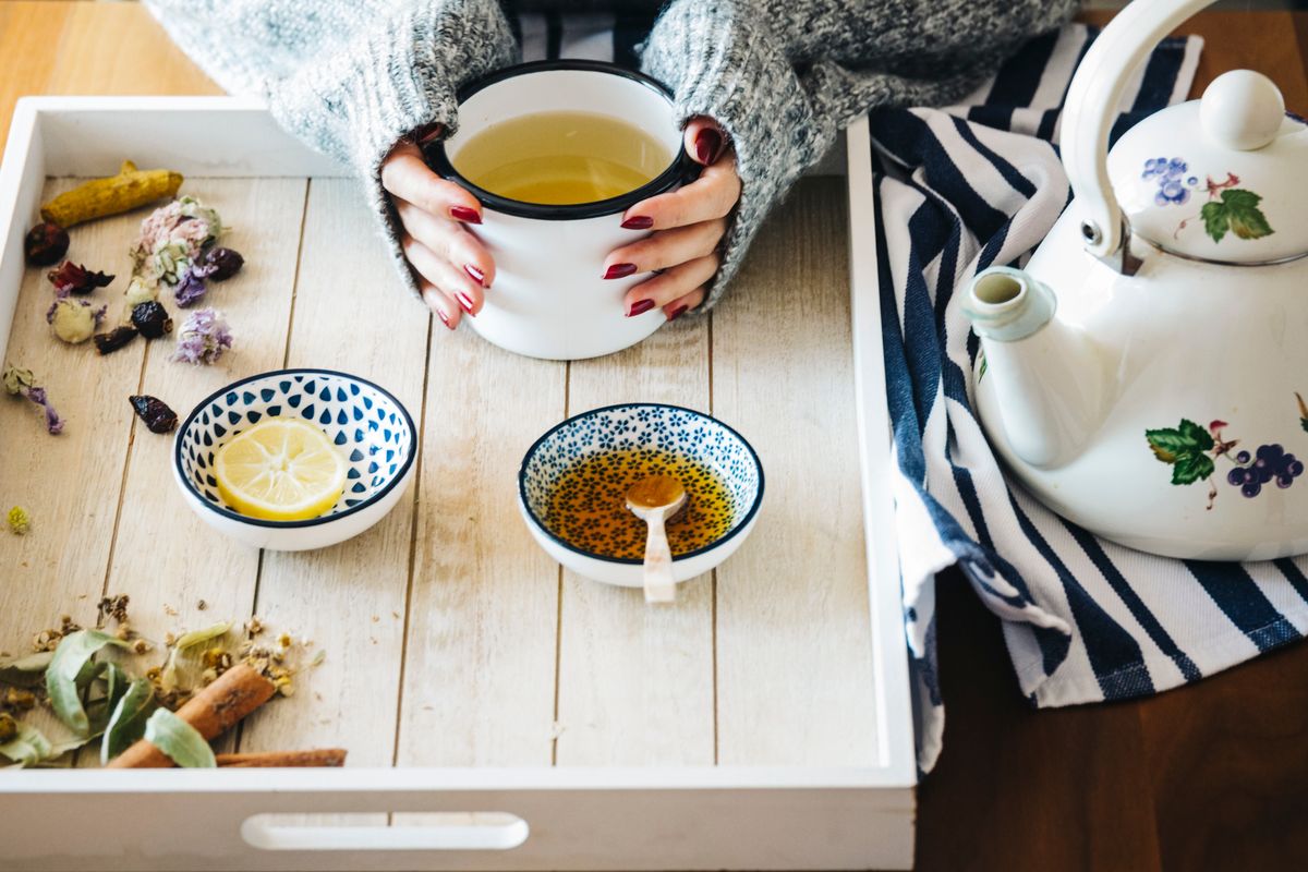 Herbal teas for flu