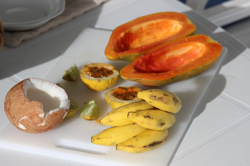 banana e papaya