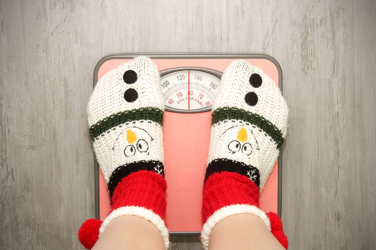 Christmas weight scale