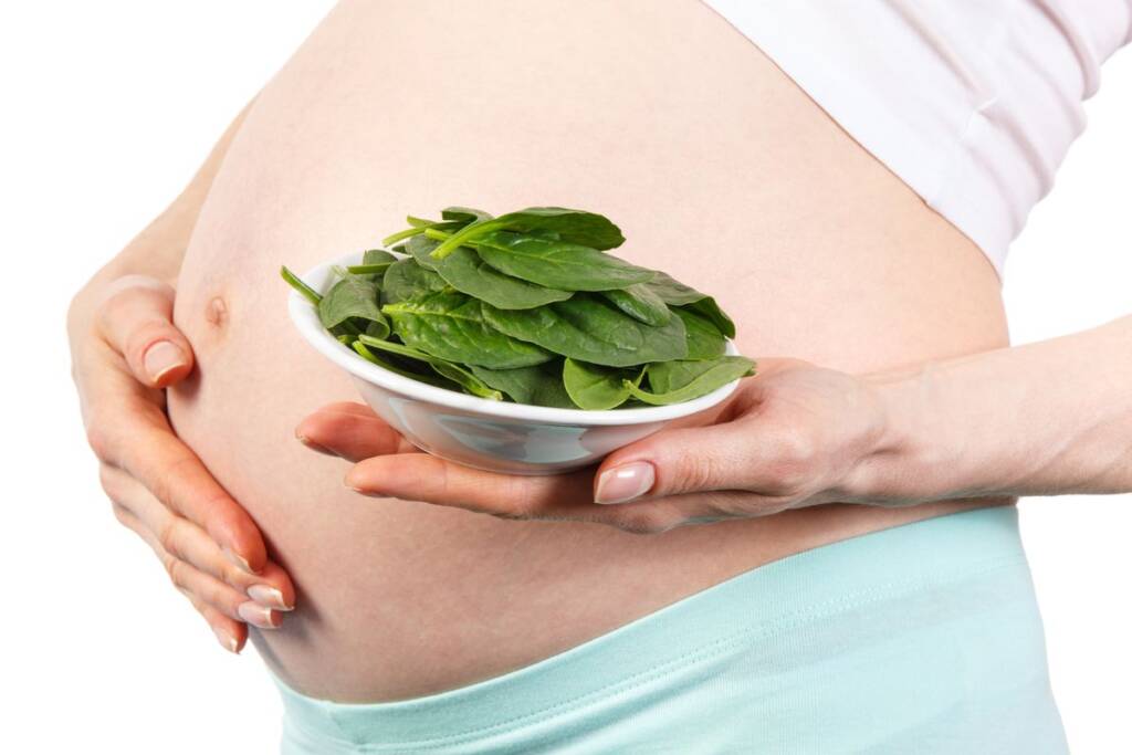 Spinaci in gravidanza