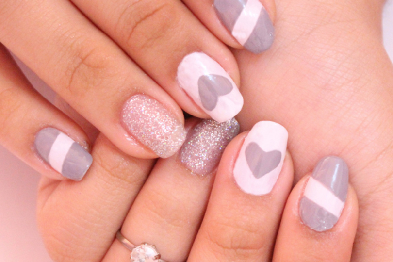 Nail art di San Valentino
