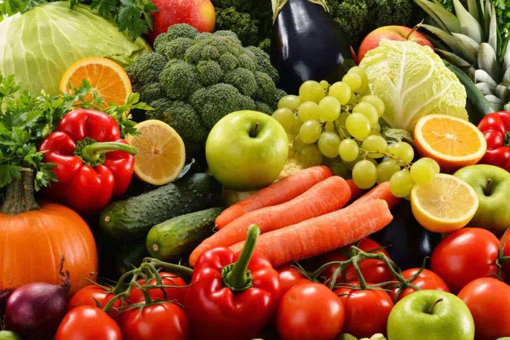 fruits and vegetables