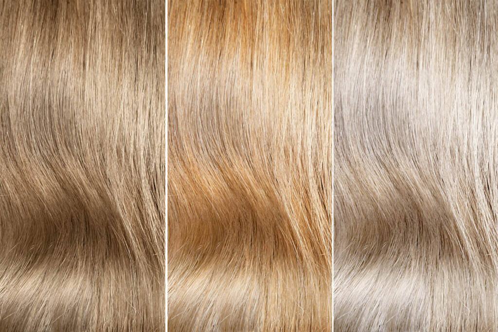 blonde hair color palette