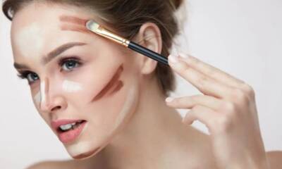 trucco viso contouring