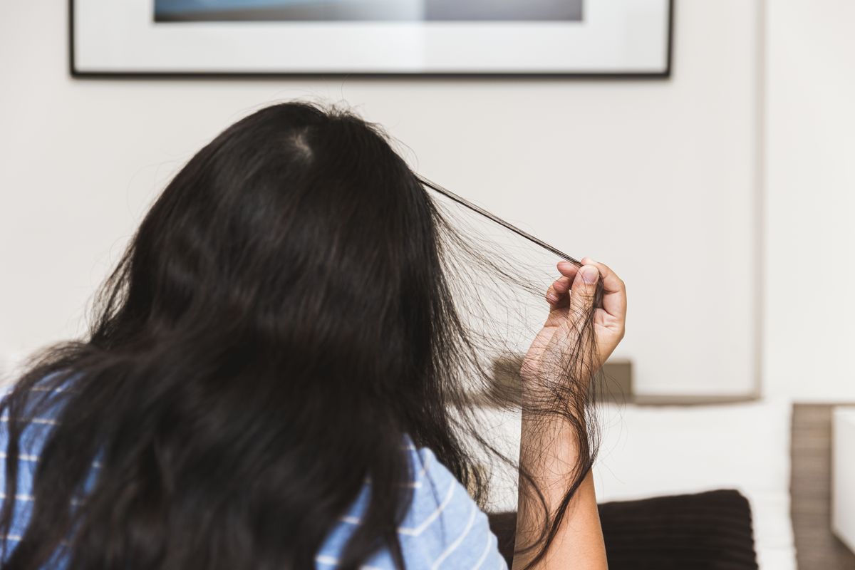 long woman hair