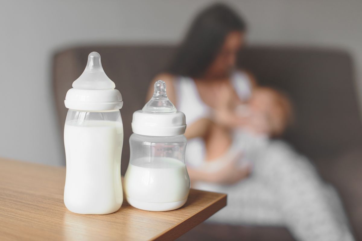 breast milk bottle feeding weaning