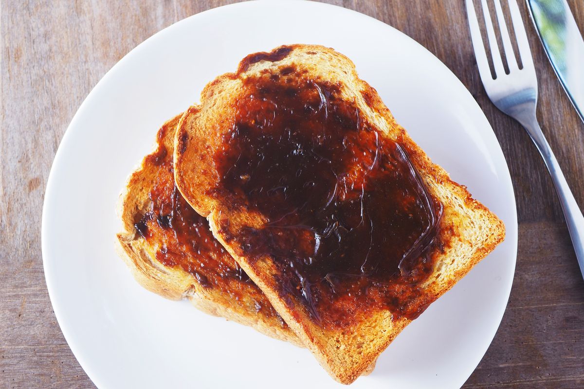 toasted bread and jam